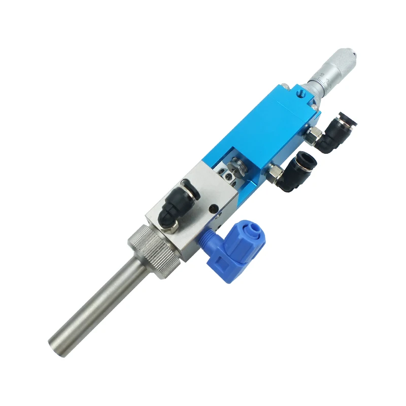 DJF-49 Precision Single Liquid Thimble Dispensing Valve Silica gel UV Anaerobic spray valve Extended Nozzle Spray Valve