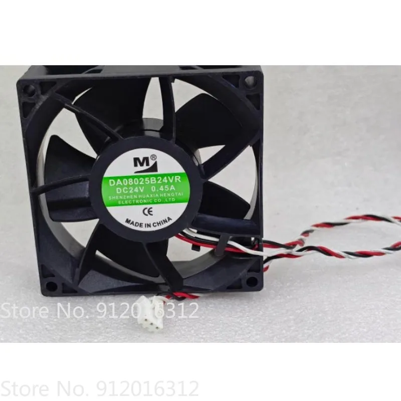 New Fan DA08025B24VR 8CM 24V 0.45A 8025 Inverter Cooling Fan 3 Wire 80 * 80 * 25mm