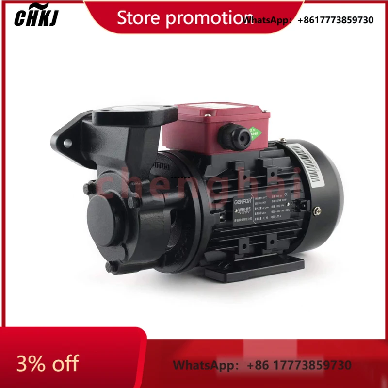 

CHKJ-2025NEWCHKJ-2025NEWWm-30 3HP 2.2kw 85m Head 140lpm Heat Votex Oil Pump for Pumping High Temperature Liquids