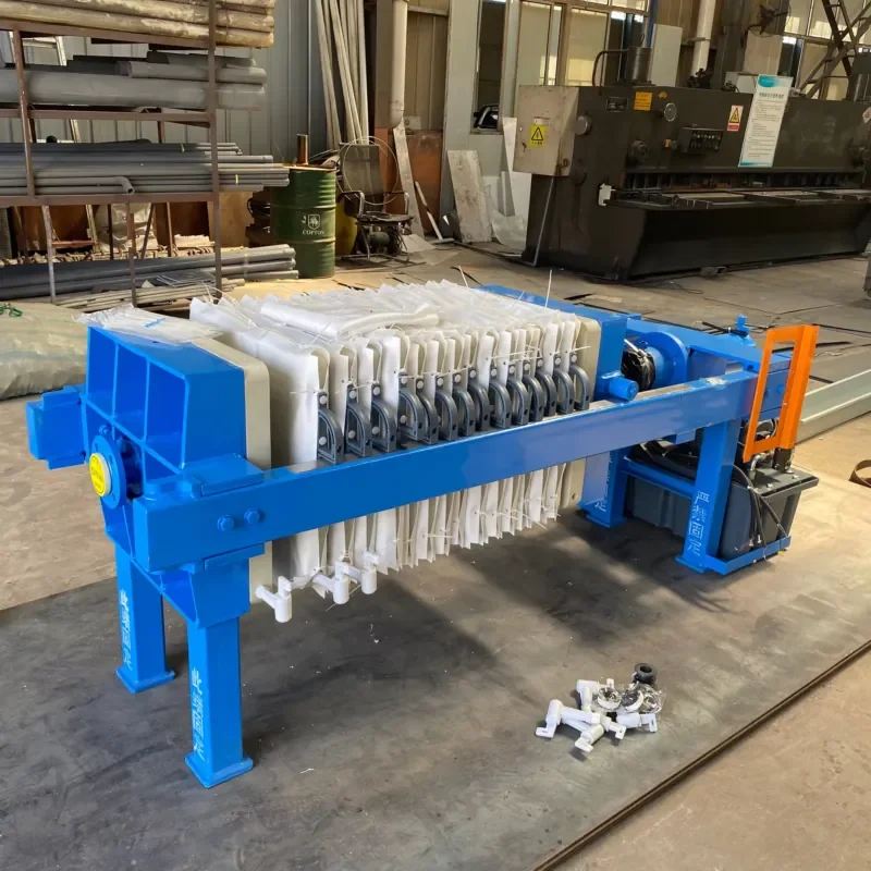 Plate and Frame Filter Press Machine for Stone Mining Tailings Wastewater Treatment Automatic Sludge Dewatering