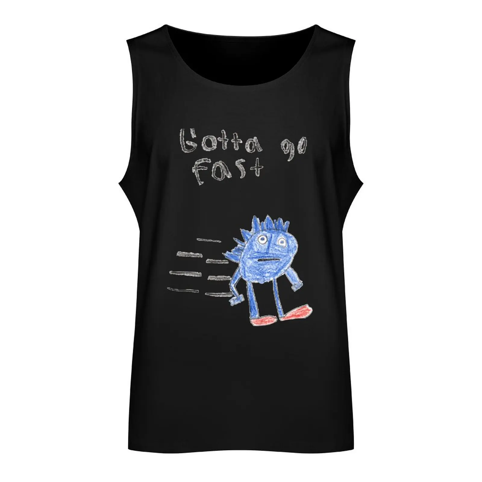 Gotta Go Fast Tank Top Gym wear Men sleeveless tee vests for men running shirt underwear