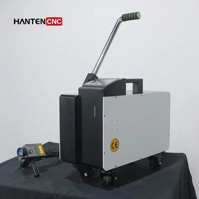 200W Pulse Laser Cleaning Machine Stone Wall Surface Paint Graffiti Removal Non Destructive