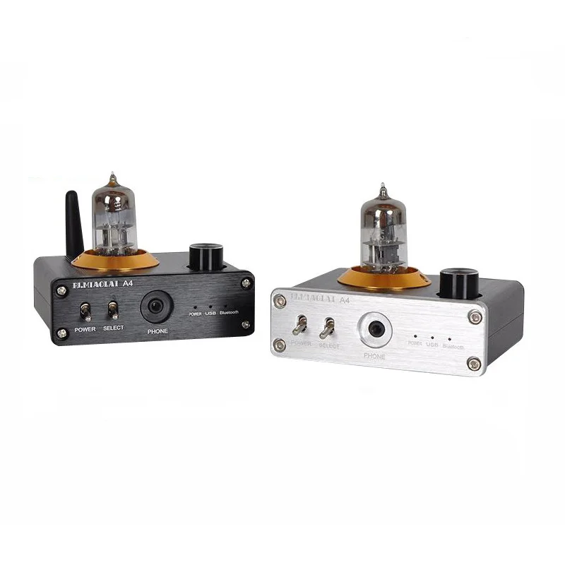 

HIFI Electronic Tube Headphone Amplifier QCC3008 Bluetooth 5.0 APTX Audio Decoder PCM2704 USB Decoder MAX9722 Amplifier Chip