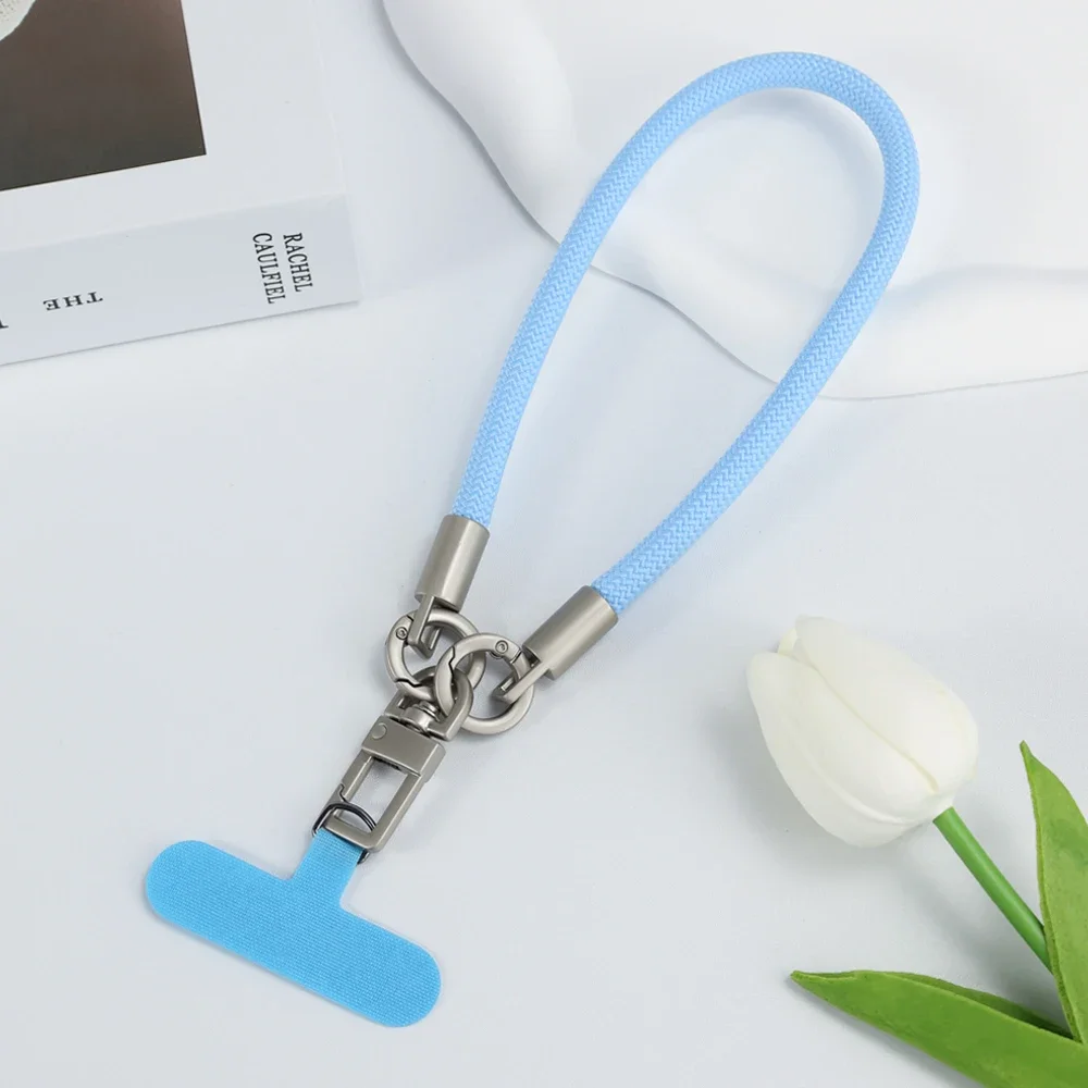 Correa de muñeca corta para teléfono móvil, correa colgante antideslizante, anticaída, antipérdida, pieza de conexión, colgante Universal, 1 ud.