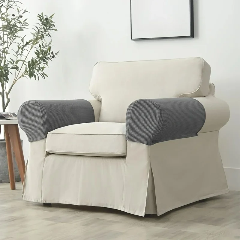 

Жаккардовые чехлы на кресла, эластичные чехлы на подлокотники для стульев, чехлы на подлокотники для дивана, нескользящая защита для мебели