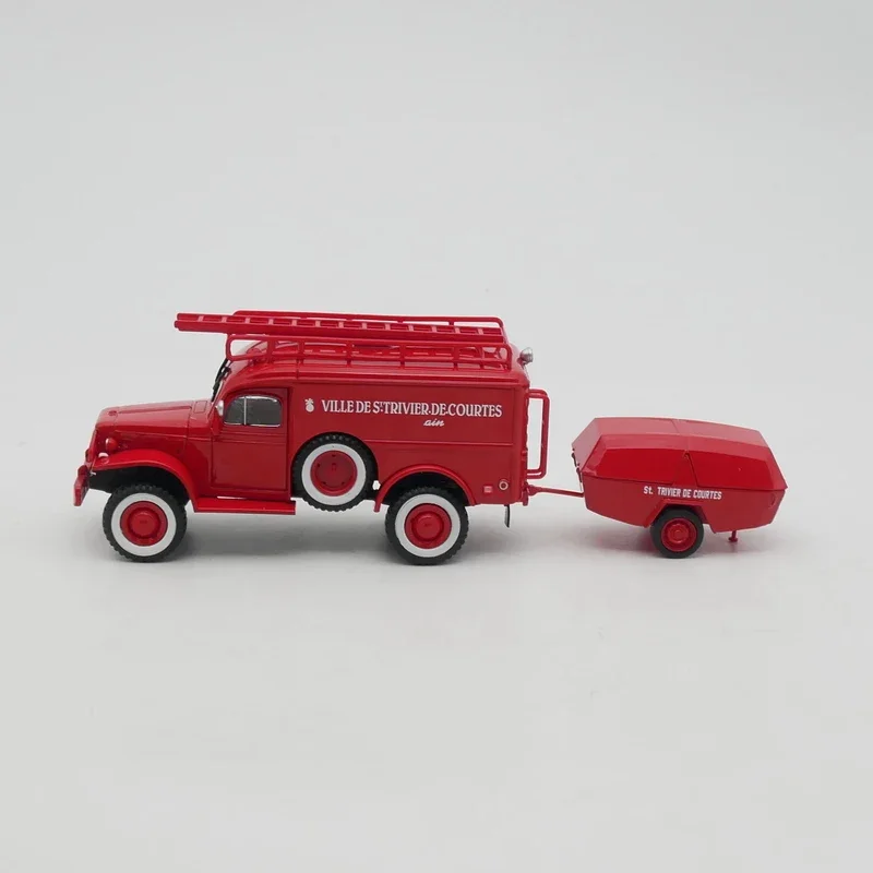 Diecast Ixo Escala 1:43 Dodge WC54 Motor de Bombeiro Francês Liga Modelo de Carro Brinquedo Colecionável Presente Exibição de Lembrança