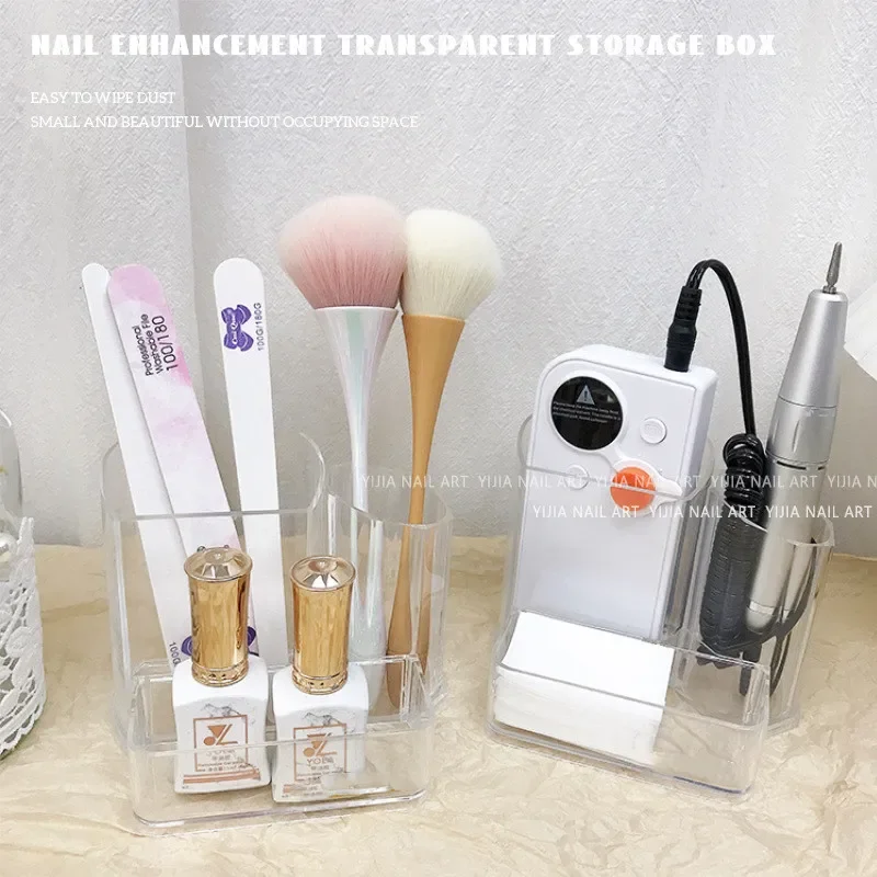 Holder Nail Drill Machine Storage Box Nail Drill Bit Organizer Bit Stand Display Brush Multifunctional Nail Acrylic Sorting Box