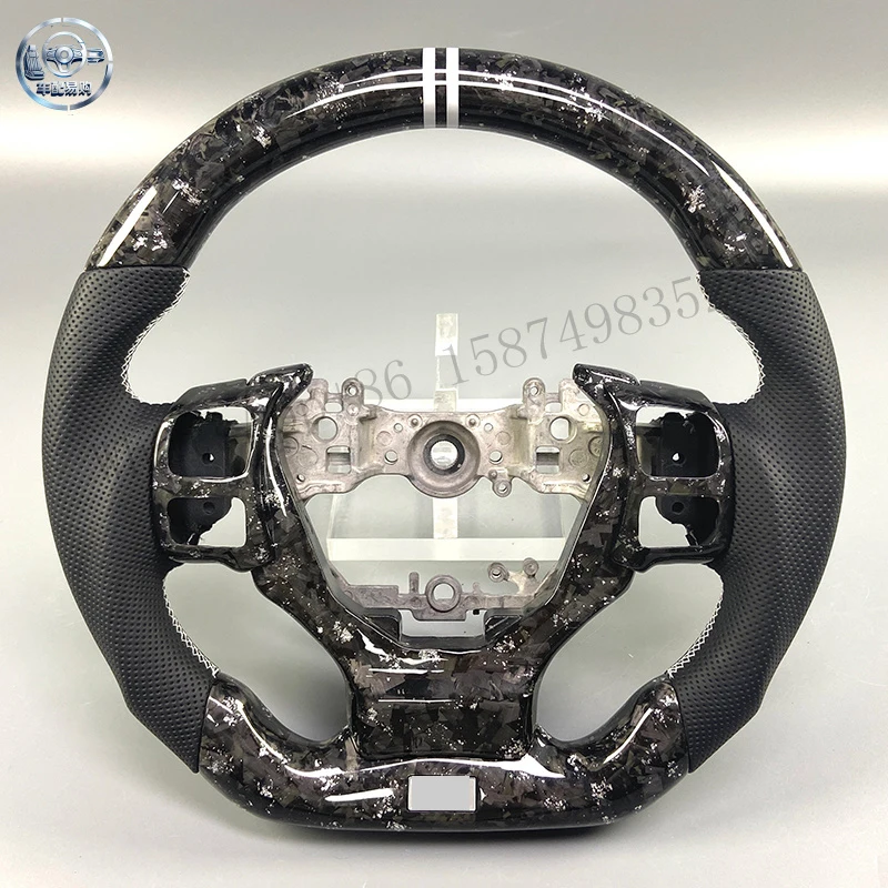 For Lexus IS250 IS300 IS350 Sports Steering Wheel Customized Color Silver Carbon Fiber Forged New Production Upgrade