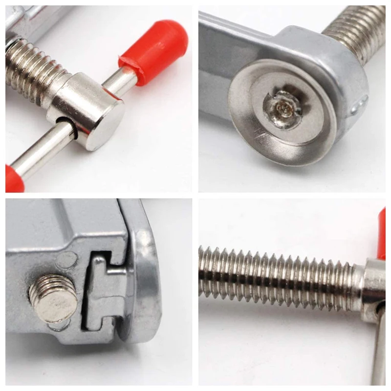 Imagem -05 - Universal Alumínio Tabela Vise Mini Braçadeira na Mesa Bench Vise Faça Você Mesmo Household Flat Mouth Ferramentas Manuais