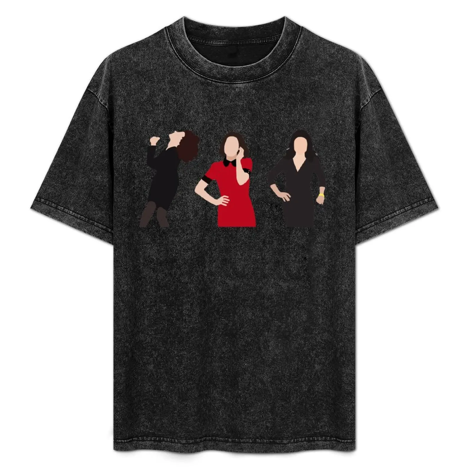 

JLD's characters T-Shirt Work Basic Short Sleeve Top