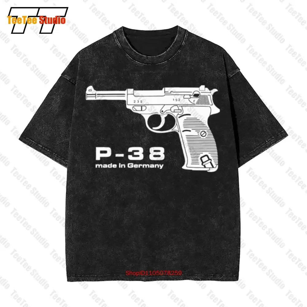 Walther P38 Vintage Oversized T-Shirt Q7KZ