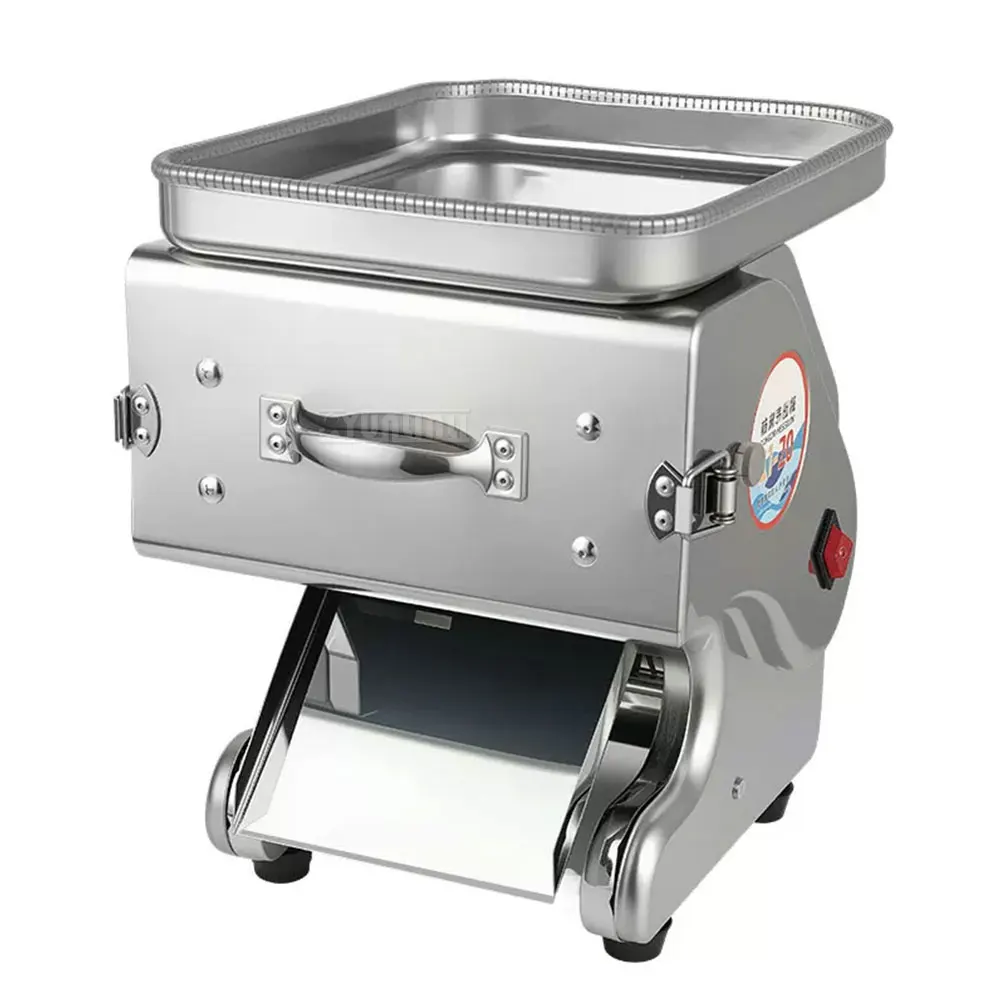 Coupe-viande électrique commercial en acier inoxydable, robot culinaire de cuisine
