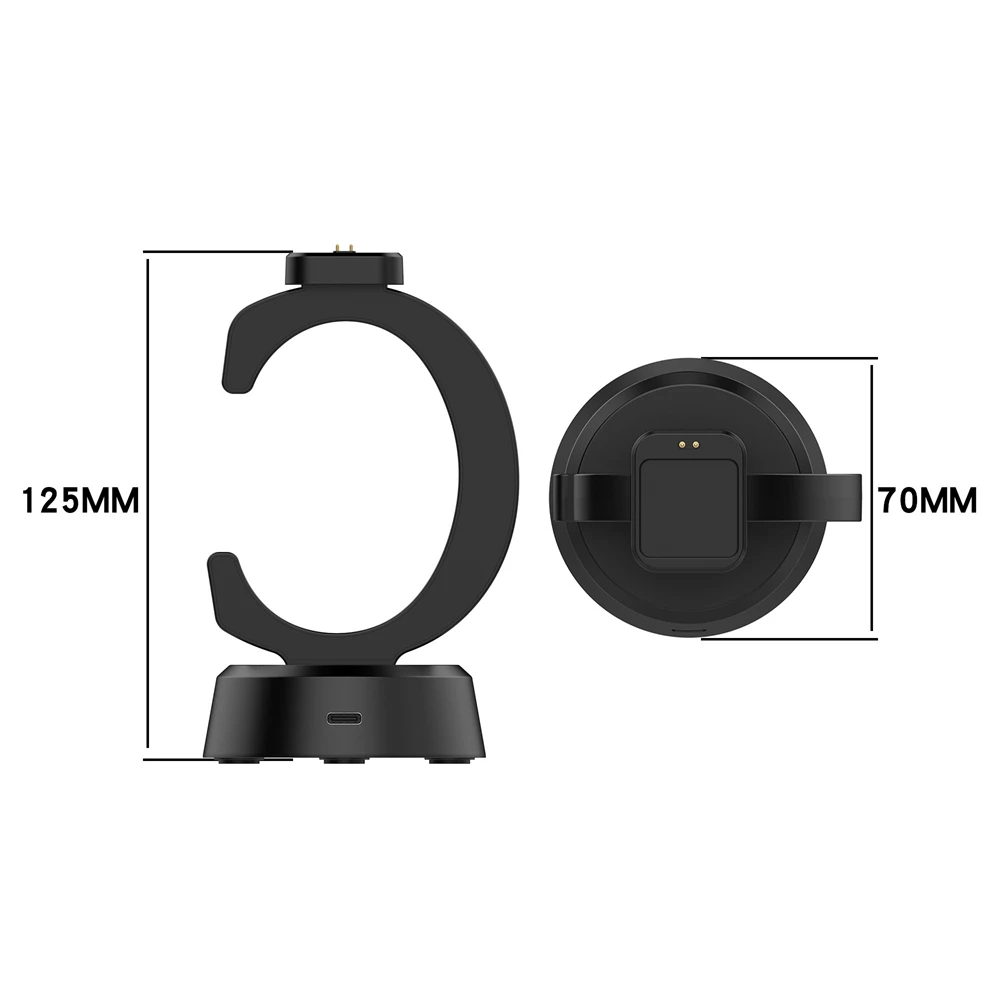 Fast Charging Dock Charger Cradle for Redmi Watch 4 5 USB Charger Stand Wired Cable Sma Watch Accessories for Xiaomi mi Band 9 8