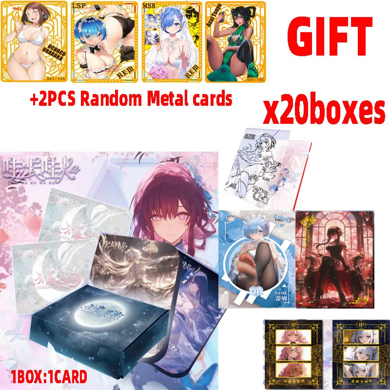 

2024 Wholesale 20 boxes Goddess Story Cards Waka Waka Yunshang Yueying A6 cards Feast Booster Box Hobbies Toy