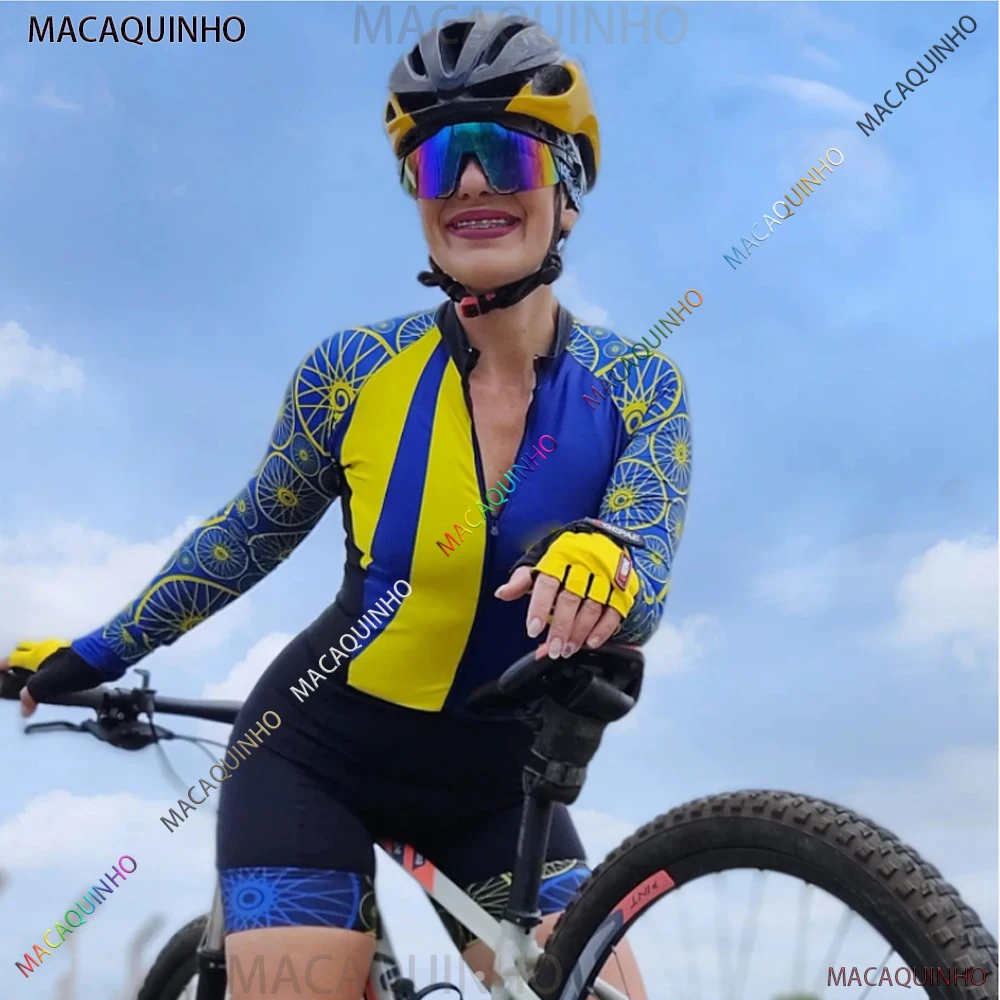 

Женский Длинный комбинезон с рисунком обезьяны и горного велосипеда, бесплатная доставка