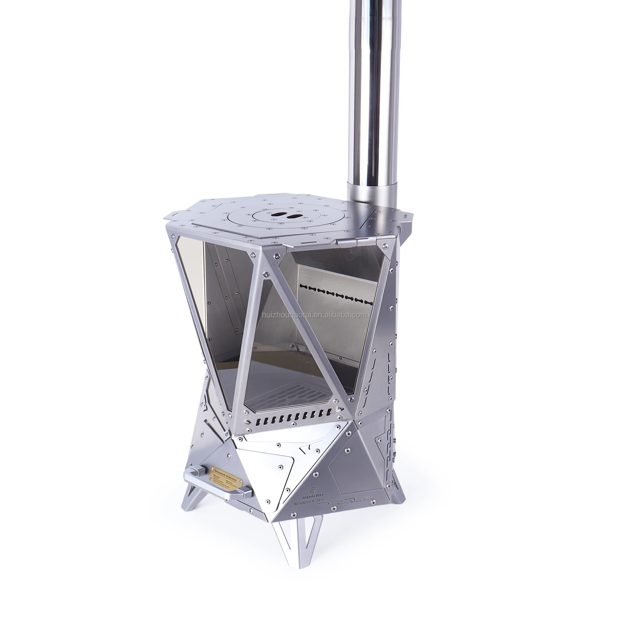 New Stainless Steel 430 Camping Tent Heating Stove Multipurpose Outdoor Wood Burning Stove