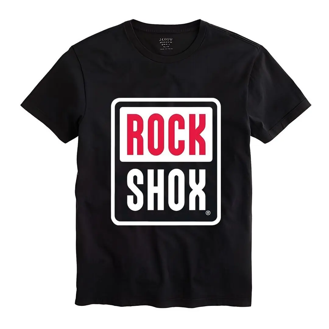 T-shirt ROCK SHOX Black Unisex Cotton Size S-5XL