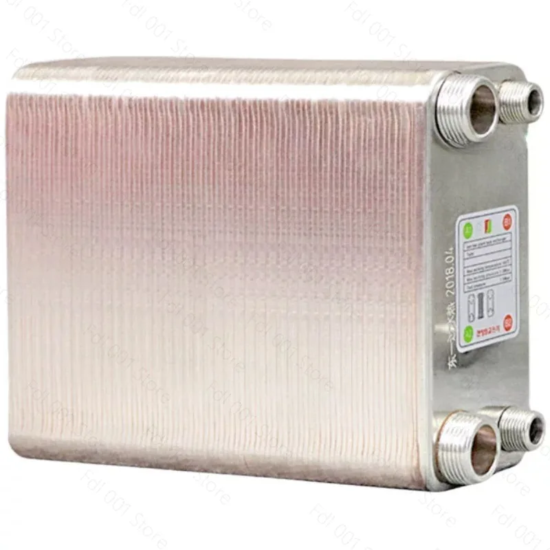 NEW 80 Plates Stainless Steel Heat Exchanger Brazed Plate Type Water Heater Chiller Cooler Counter Flow Chiller.