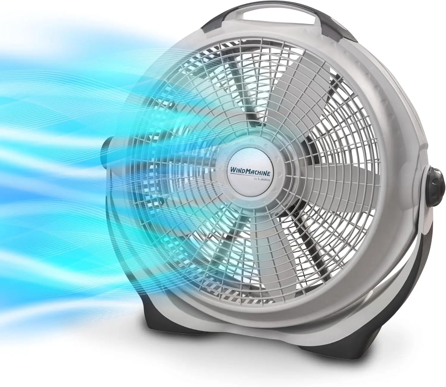 Wind Machine Air Circulator Floor Fan, 3 Speeds, Pivoting Head for Large Spaces, 20