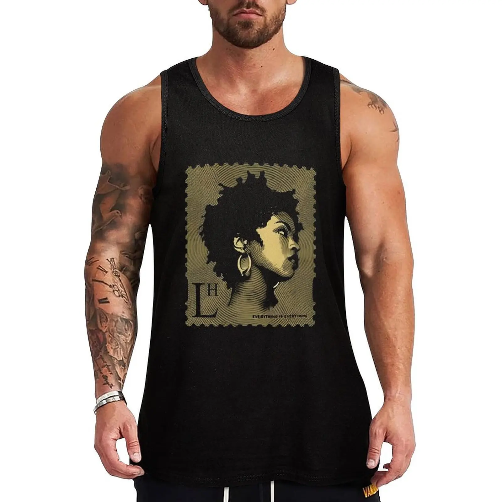 Lauryn Hill The Famous Tank Top Casual Graphic Tank Top Print Design Sleeveless Top