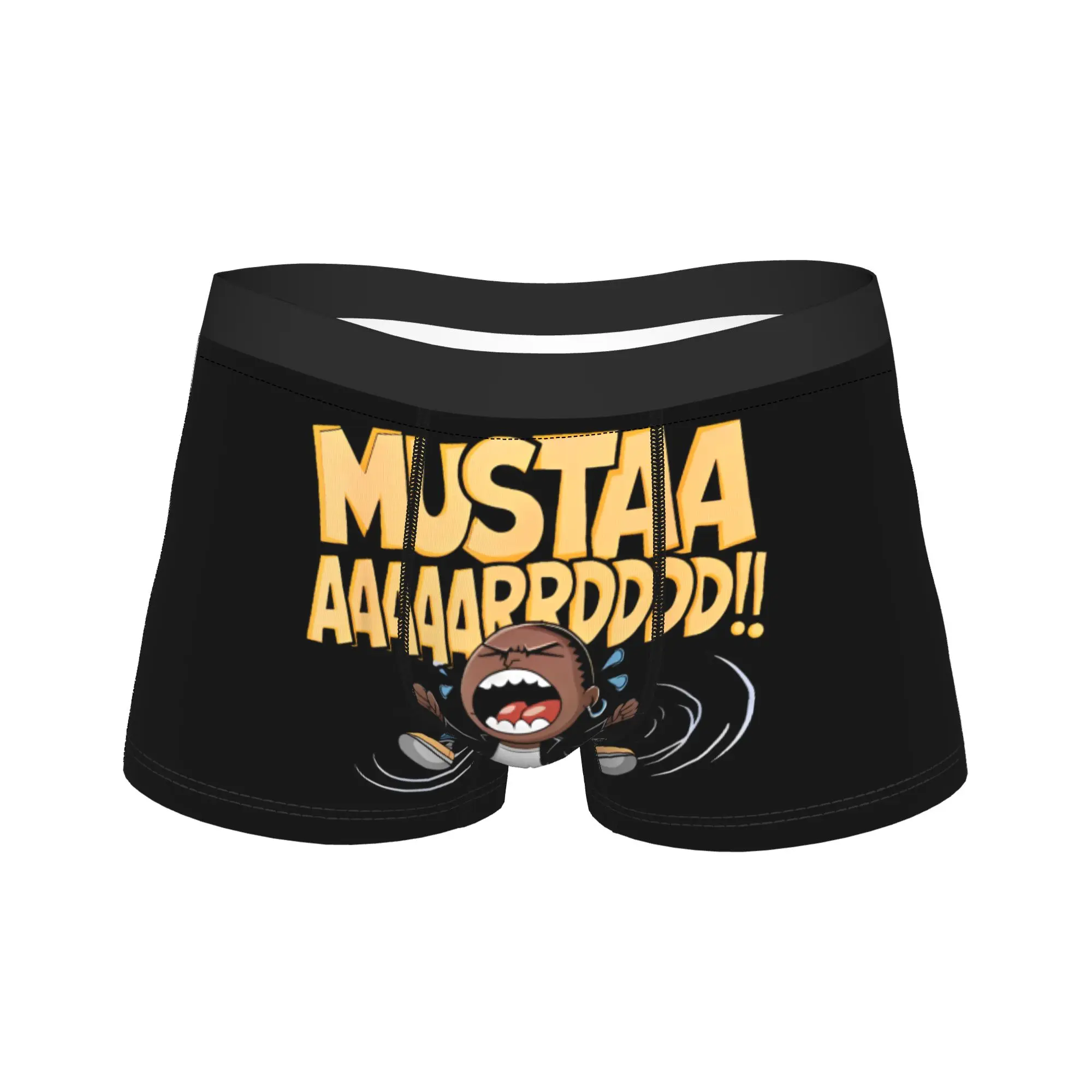 

Kendrick Lamar MUSTARD Shorts Briefs meme Underwear Quality Male Classic Trunk Custom Plus Size Panties