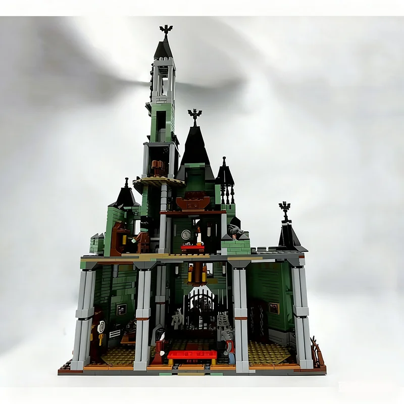 1564pcs MOC Haunted Kingdom Castle Alternate Build Harry Model Building Blocks Construction Toy Festival Gifts Idea Creative