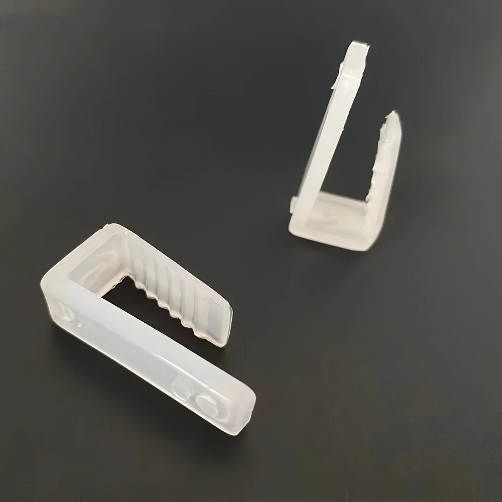 Imagen 6: Sujetadores universales para tira de LED de 8-20mm, soporte de Clips de fijación, conector LED, accesorios de plástico para fijación de montaje de luz de neón COB 2835