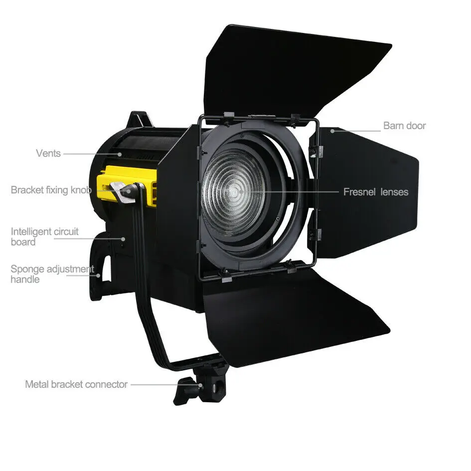 For Dimming 3200K/5500K 150W LED Spot Studio Video Light Photography Film TV Radio Broadcasting Lamp Equipment