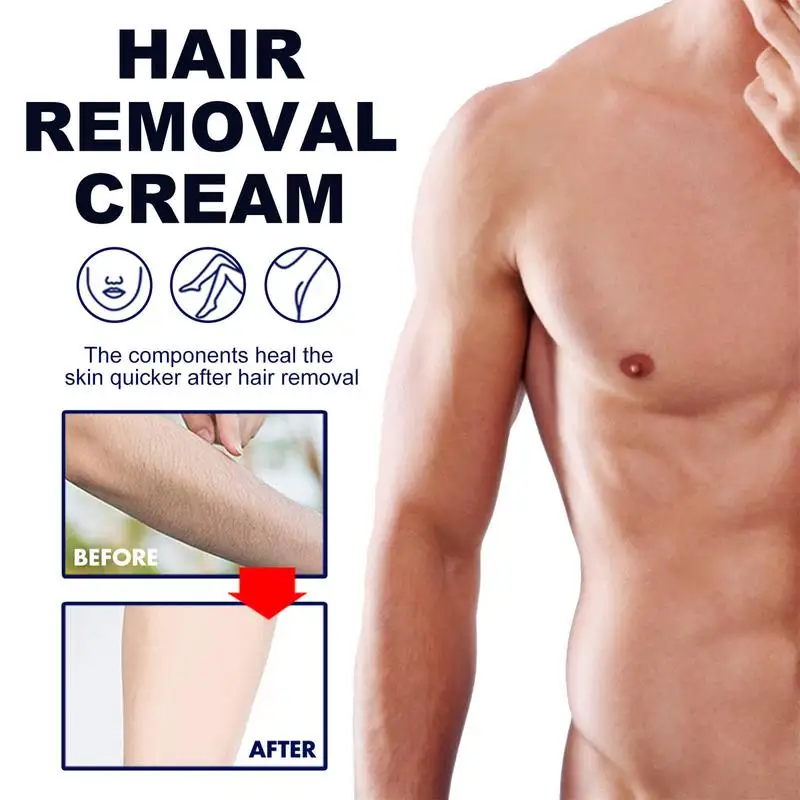 Quick Hair Removal Cream Quick Hair Removal Cream Fast-Acting Hair Remover Cream For Men Women Body Care Depilatory Cream Safe