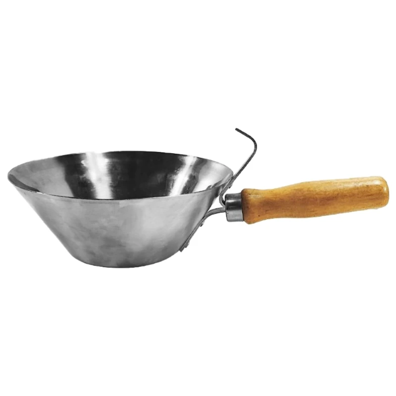 All-Purpose Bucket Stainless Steel Bucket Scoops with Handle Mixing Tub