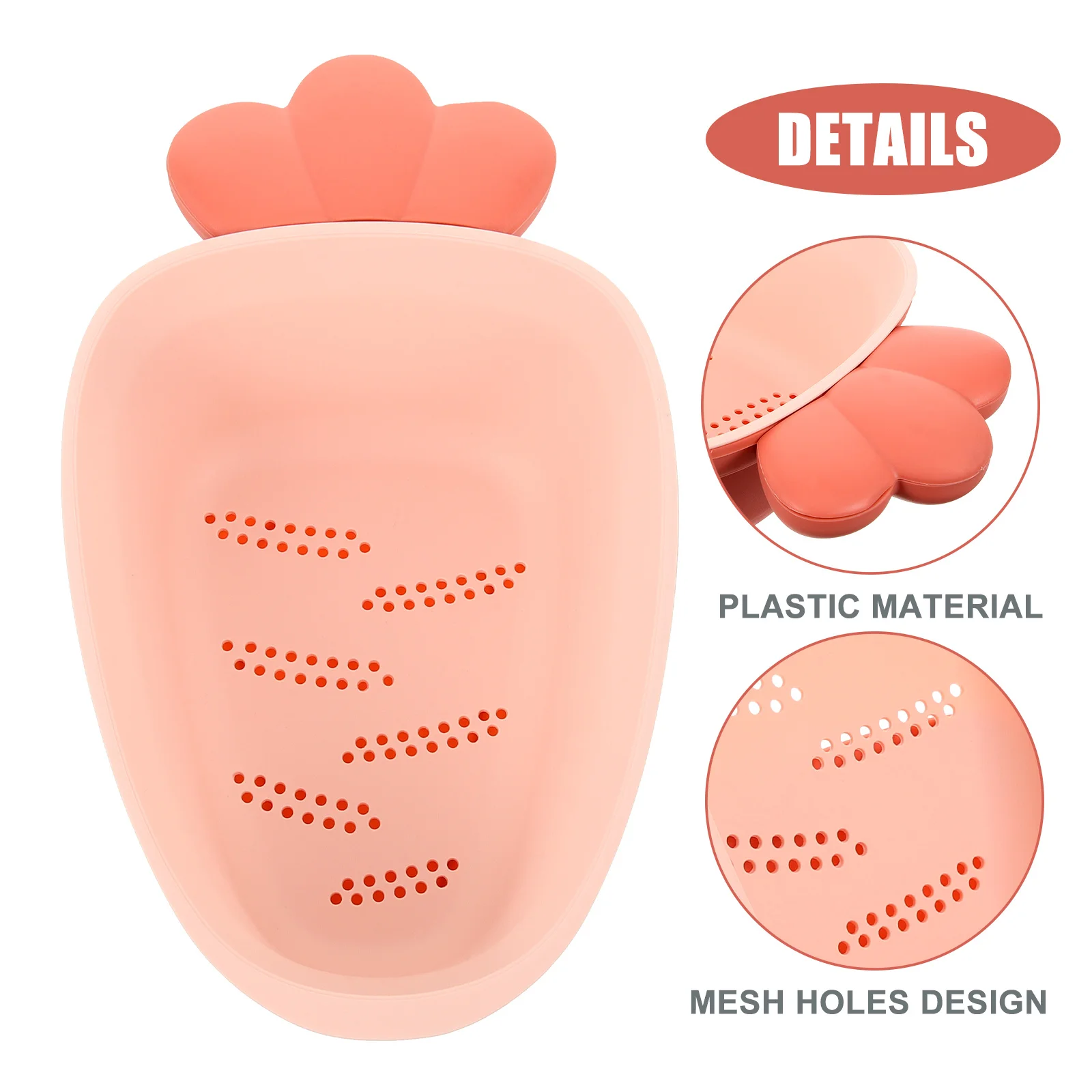 

Vegetable Draining Basket Double Layer Fruit Washing Mesh Strainer Kitchen Drain Tool Household Food Colander
