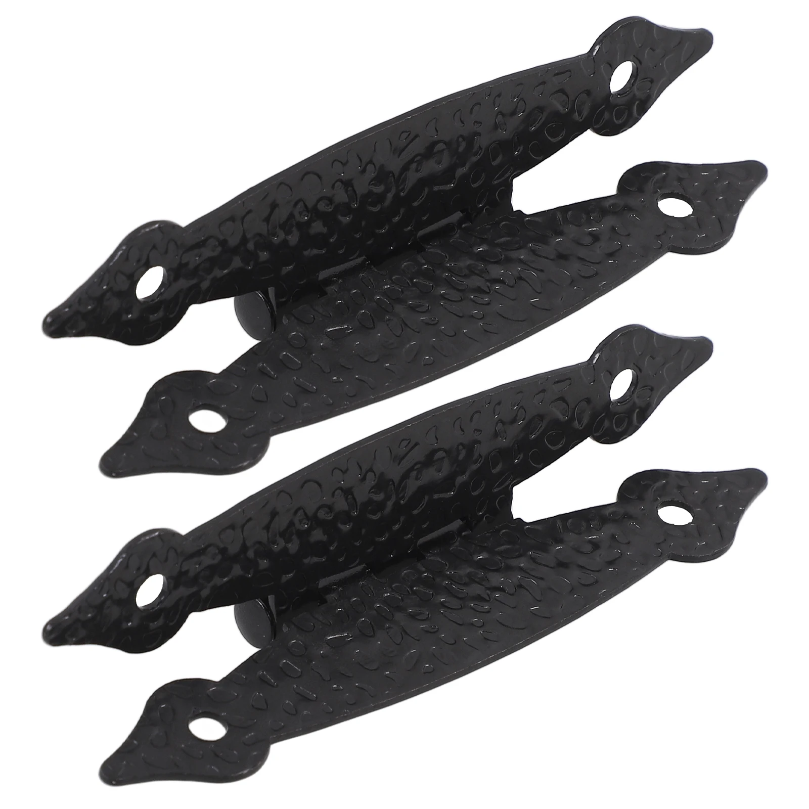 

2pcs 3.5 Inch Cabinet Vintage Box Decorative Iron Hardware Furniture Drawer Hinges Jewelry Chest Hinges