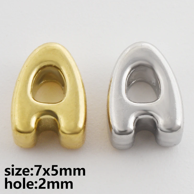 8-26 teile/los Exquisite Kompakte Edelstahl 26 Buchstaben A-Z Charm Anhänger Schmuck Machen Handwerk Diy Halskette Armband Zubehör – Detail 2