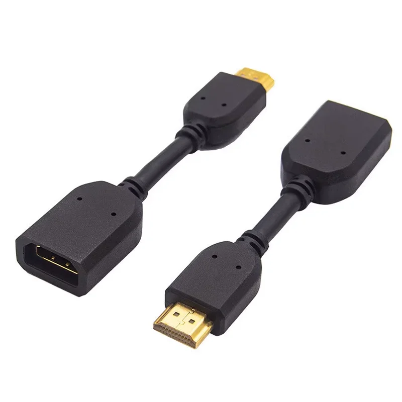 

0.1m HDMI-compatible Male to Female Extension Cable 4K UHD Extender Adapter Cord for HDTV STB DVD Monitor PC Laptop Projector