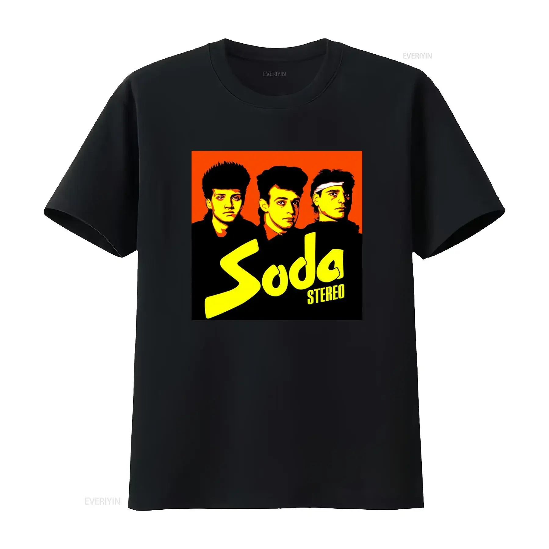 2023 Stylish Design Argentine Rock Band Soda Stereo T shirt for Men and Women vintage Washed fashion Breathable
