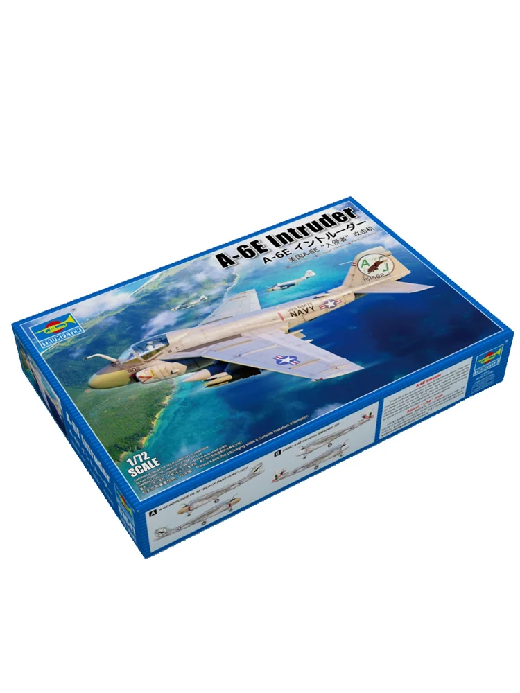 Trumpeter Assembled Aircraft Model Kit 01641 American A-6E Intruder Attack Aircraft 1/72