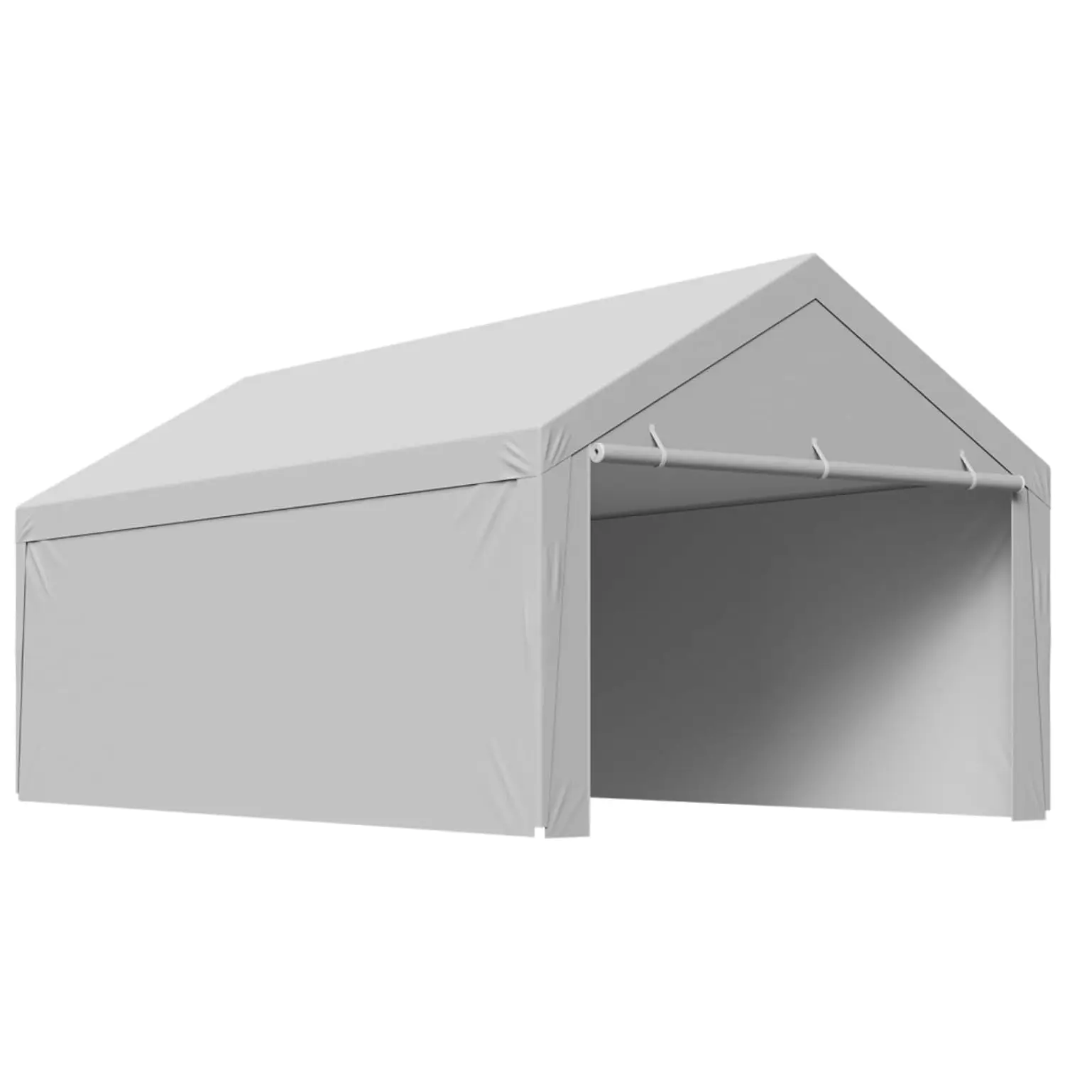 13x20 FT Heavy-Duty Carport with 180g Reinforced Side Walls & Heat-Sealed Grommets for Leak-Free Outdoor Storage, Customized