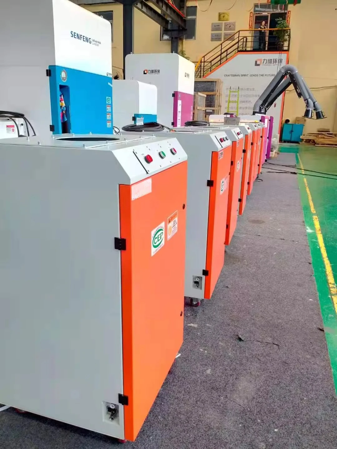 New Welding Fume Extractor High Negative Pressure Smoke Purifier Industrial Dust Collector with 1.5kW Motor CE ISO Certified