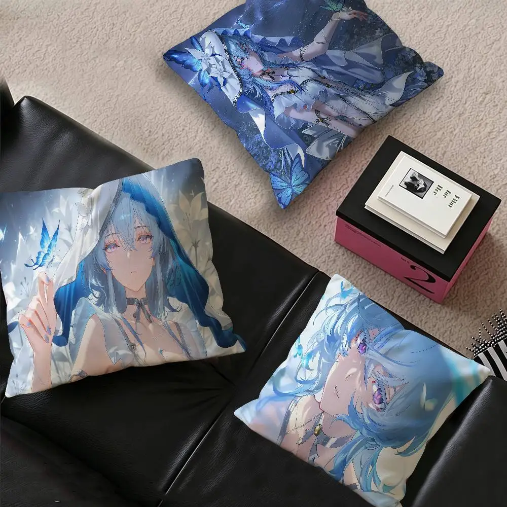 Games Wuthering Waves The Shorekeeper Maple Design Cushion Cover Happy Autumn Harvest decor Holiday Decorati Pillow Cover