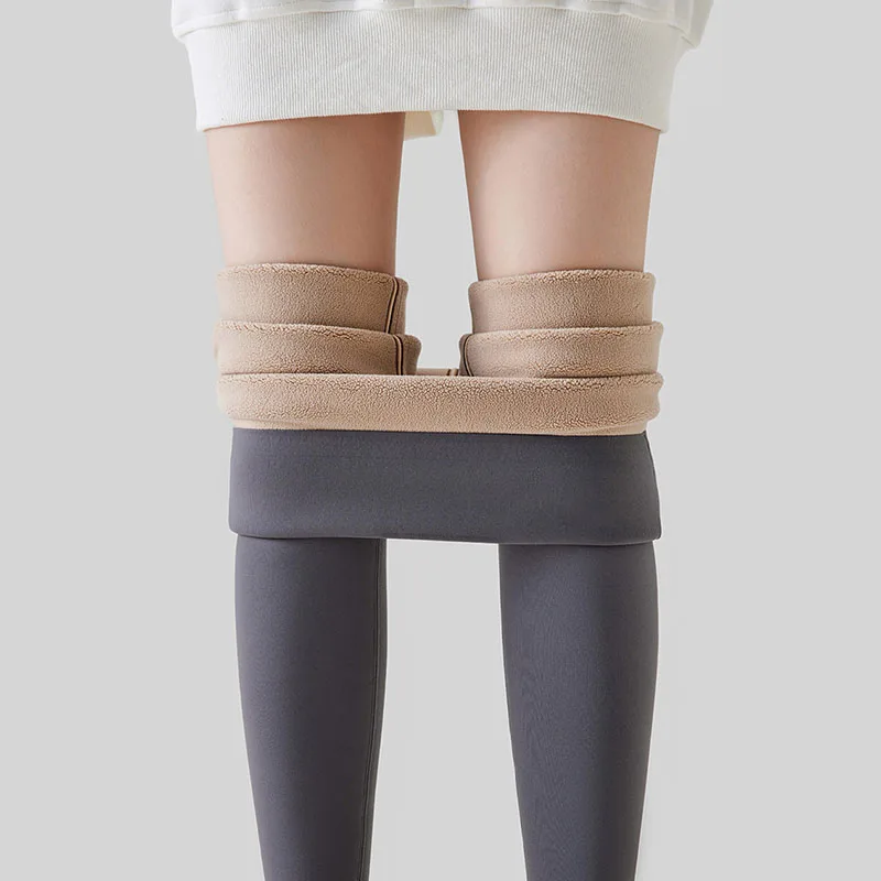 Зимние бесшовные леггинсы из кроличьего флиса с изображением акулы, женские сексуальные тонкие эластичные повседневные леггинсы с высокой талией, бархатные утепленные леггинсы