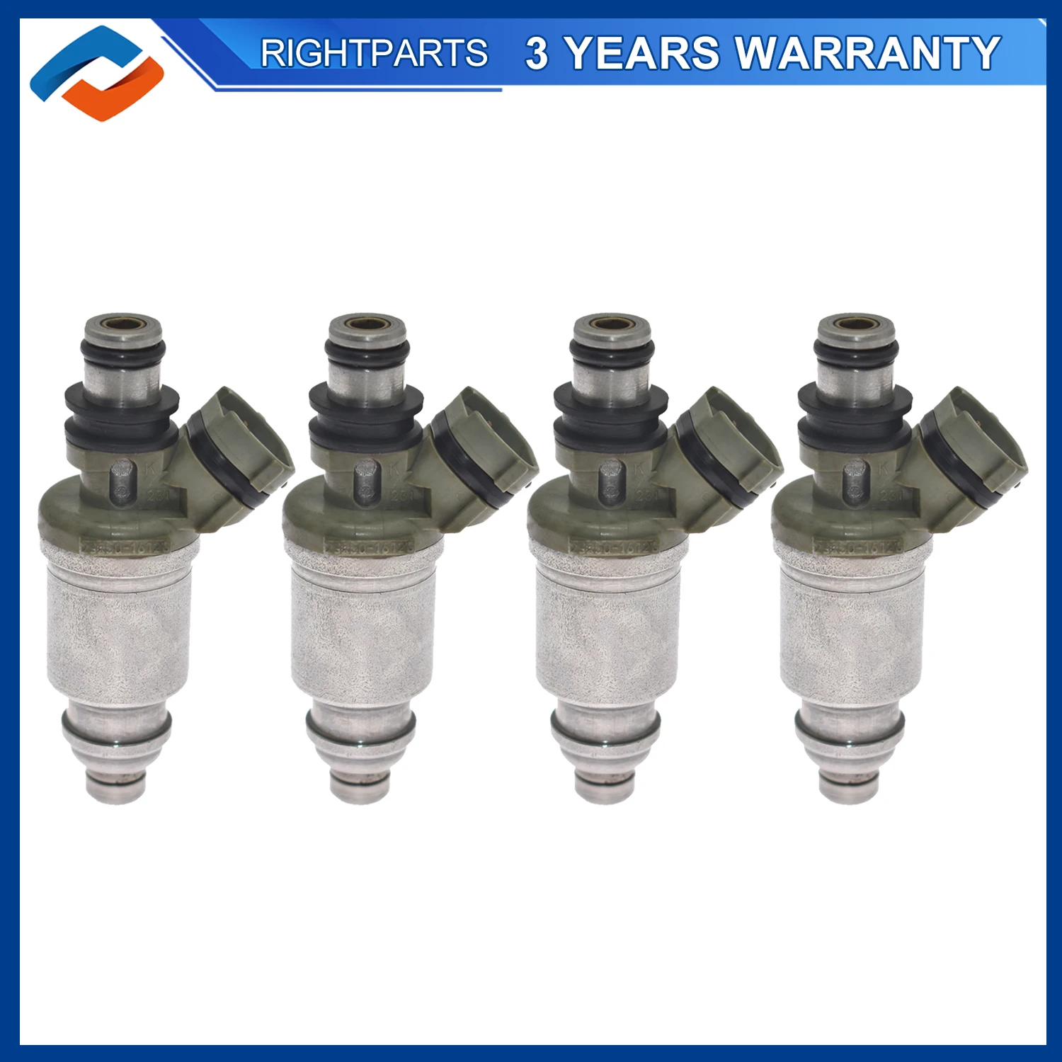 23250-16120 4pcs Fuel Injector For Toyota Corolla 1.6L 1988-1992 Celica 1.6L 1990-1993 23209-16120 2325016120 2320916120