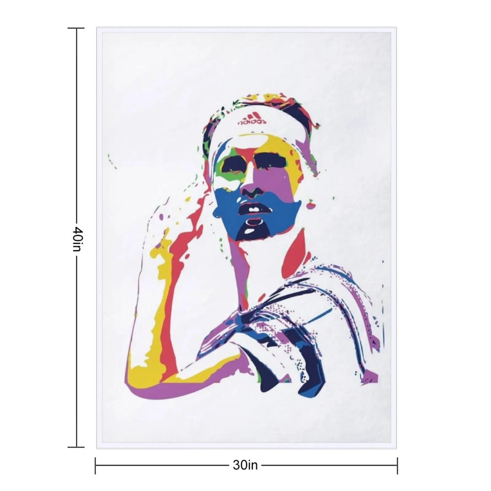 zverev alexander tennis player Throw Blanket Decorative Throw Retros decorative Winter beds Decoratives funny gift Blankets
