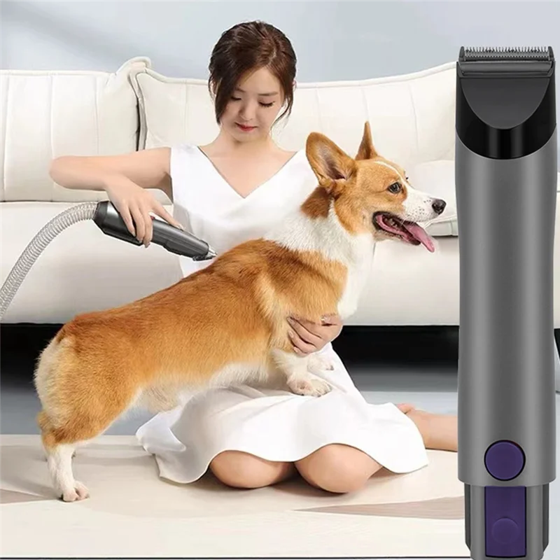 Electrical Pet Clipper for Dyson V6/ V7/ V8/ V10/ V11/ V15 Pet Cat Dog Hair Trimmer Shaver Set Animals Hair Cutting