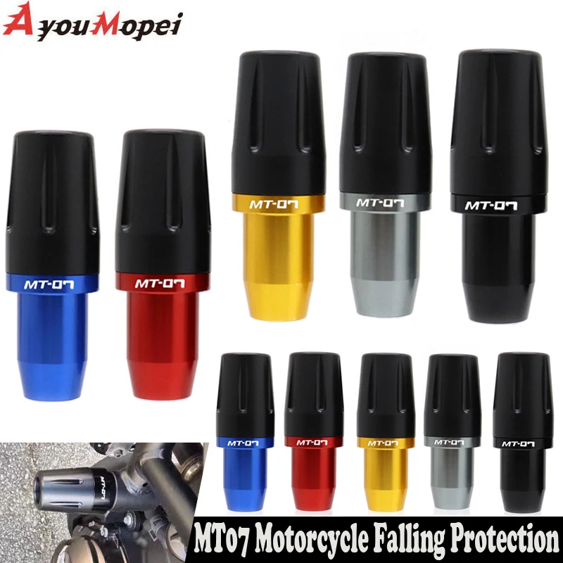 2023 MT07 Motorcycle Falling Protection For YAMAHA MT 07 MT-07 2014-2022 2023 FZ07 Tracer 700/GT 7 Frame Sliders Crash Protector