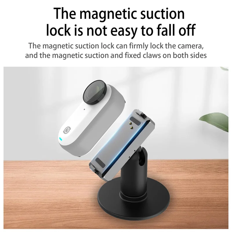 B68C Pivot Stand For Insta360 GO 3 With Type C Interface, With 360° Rotating Action Camera Quick Replacement For VLOG