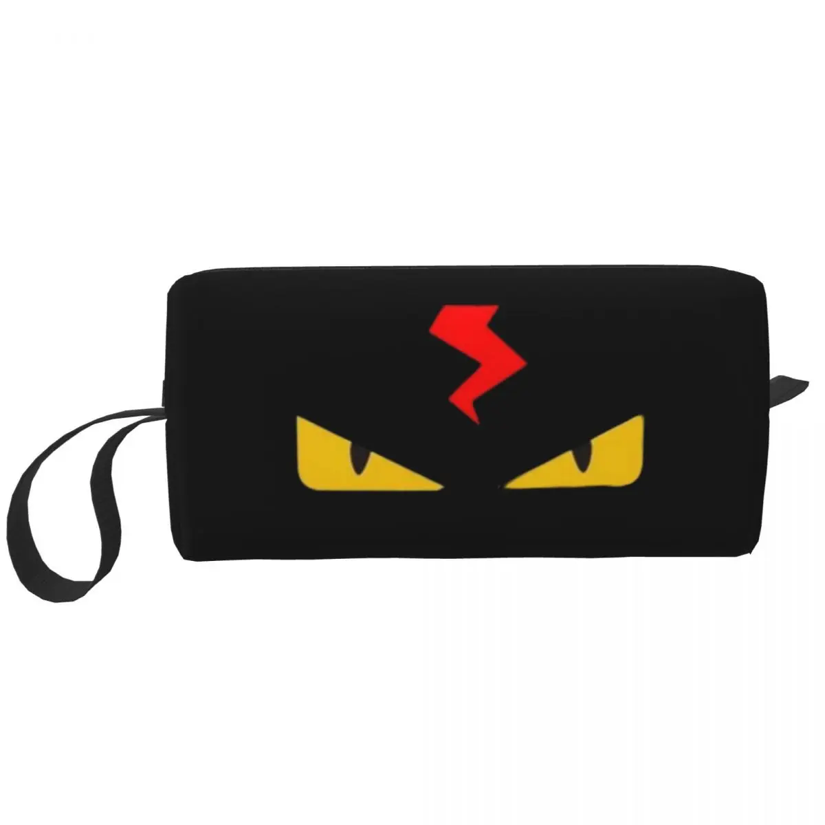 Evil Yellow Eyes Makeup Bag Pouch Cosmetic Bag Men Women Toiletry Bag Dopp Kit