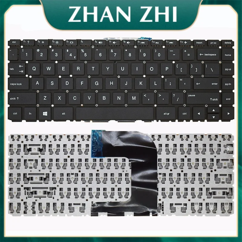 NEW Laptop Keyboard Compatible for HP TPN-l124 TPN-L119 TPN-L120 TPN-i120 246 240 G4 346 340 348 G3 14-AC 14-DF