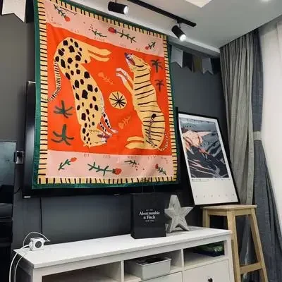 Casual Blankets Carpet Decoration Pink Panther Carpet Sofa Leisure Carpet Original Single Tapestry Sofa Mat