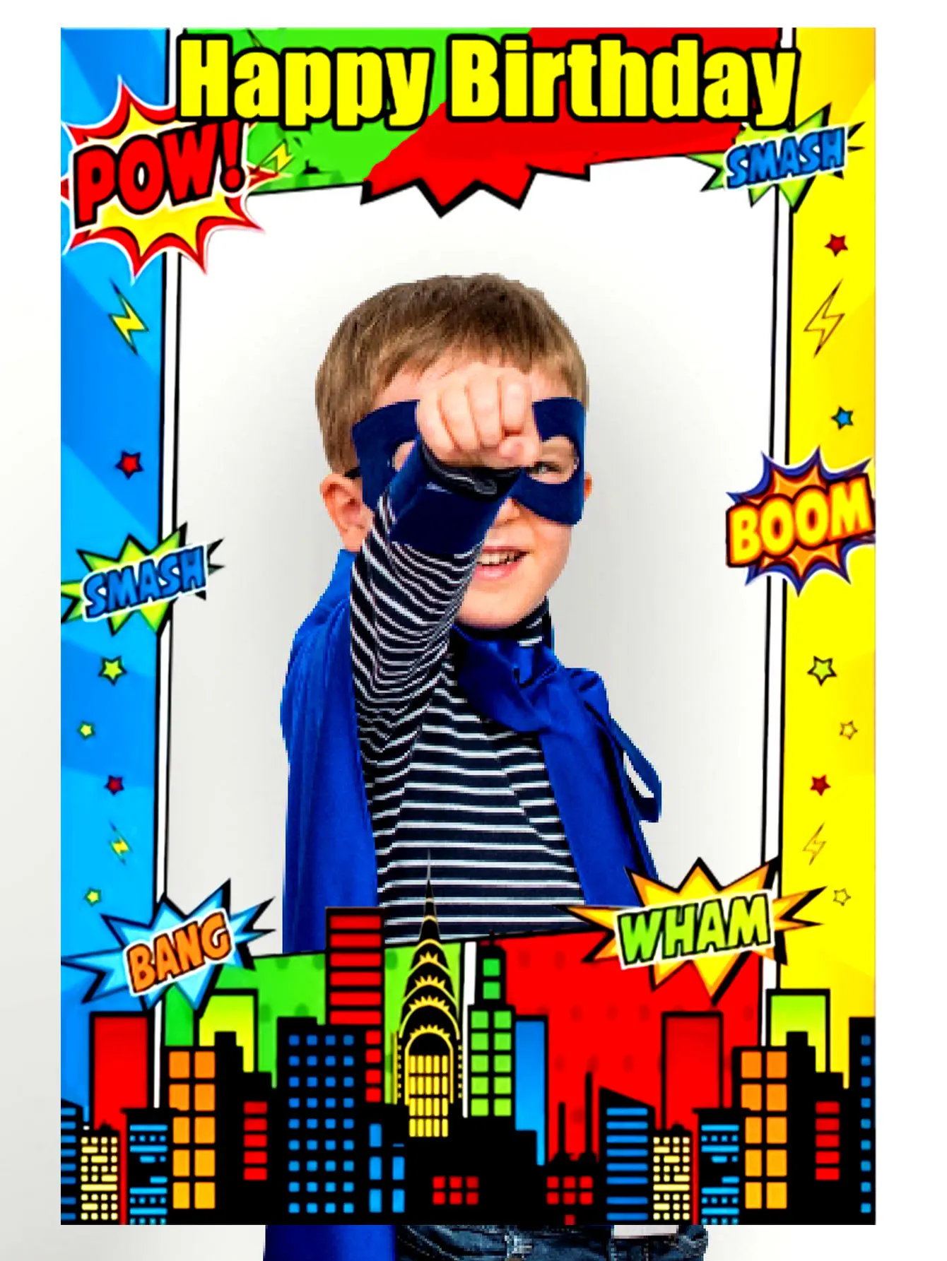 Super Hero Party Supplies Super Hero Birthday Decoration Super Hero Birthday Party Photo Booth Props Frame