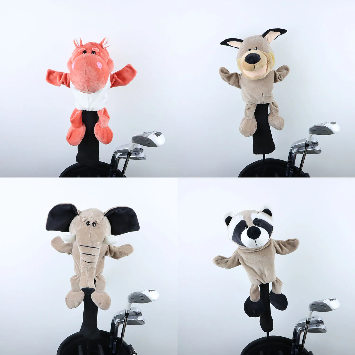 All Kinds Animals Golf Head Covers for Driver 460cc FW Woods Men Lady Golf Club Cover Mascot Novelty Cute Gift